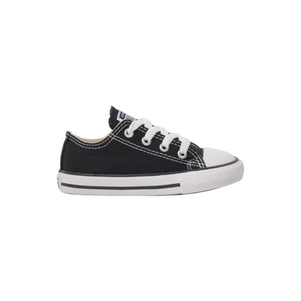 TÊNIS CONVERSE ALL STAR CHUCK TAYLOR INFANTIL OX - PRETO/BRANCO CK00010002 L612