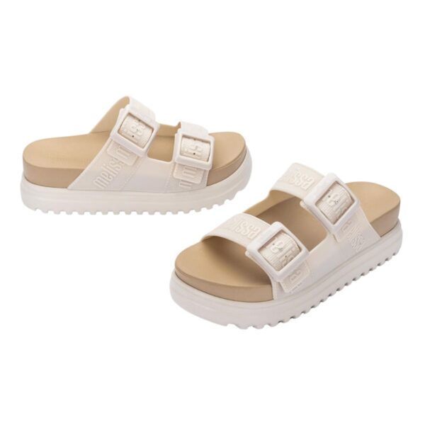 SANDÁLIA MELISSA COZY M-LOVER PLATFORM - BEGE 35977-BI127 L820 - Image 2