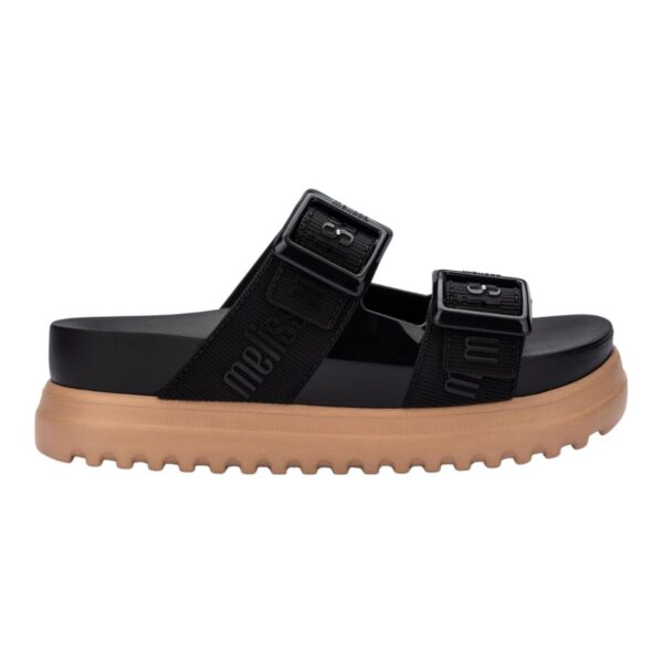 SANDÁLIA MELISSA COZY M-LOVER PLATFORM - PRETO/BEGE 35977-BF905 L819