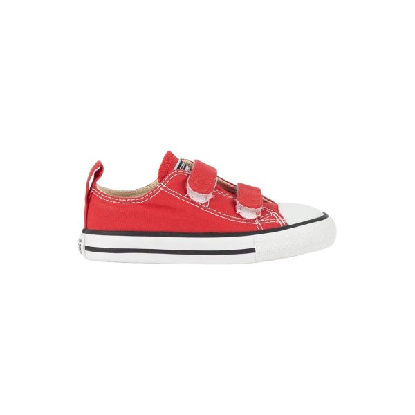 TÊNIS CONVERSE ALL STAR CHUCK TAYLOR INFANTIL 2V OX - VERMELHO CK10410004 L629