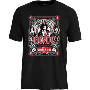 Camiseta ACDC Whiskey A Go Go - Stamp