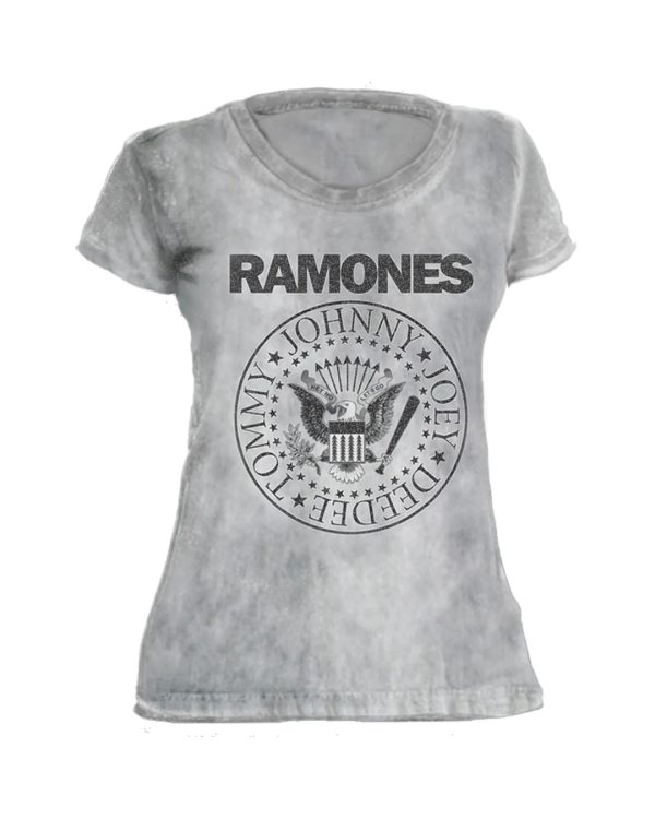 BABY LOOK STAMP TD RAMONES HEY HO, LETS GO FTD008