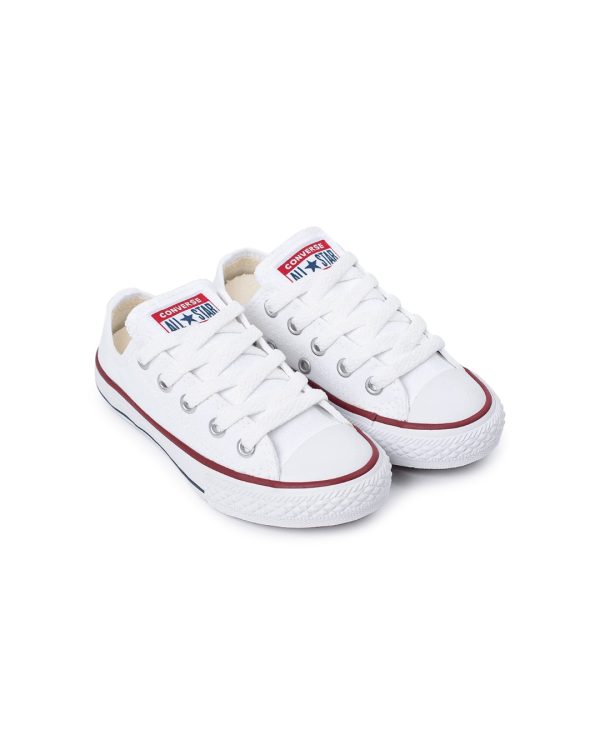 Tênis Converse All Star Chuck Taylor Ox Juvenil Branco