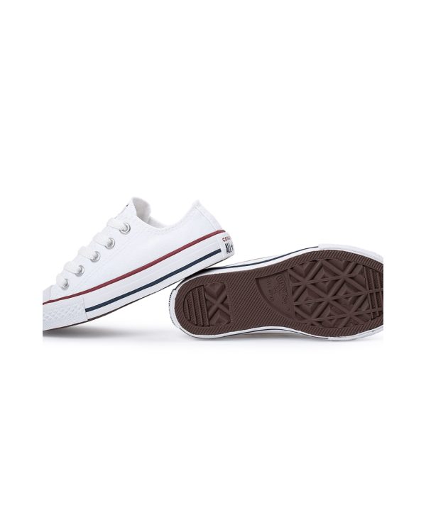 Tênis Converse All Star Chuck Taylor Ox Juvenil Branco