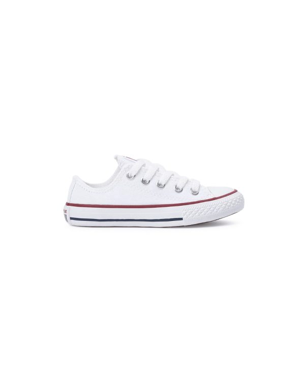 Tênis Converse All Star Chuck Taylor Ox Juvenil Branco