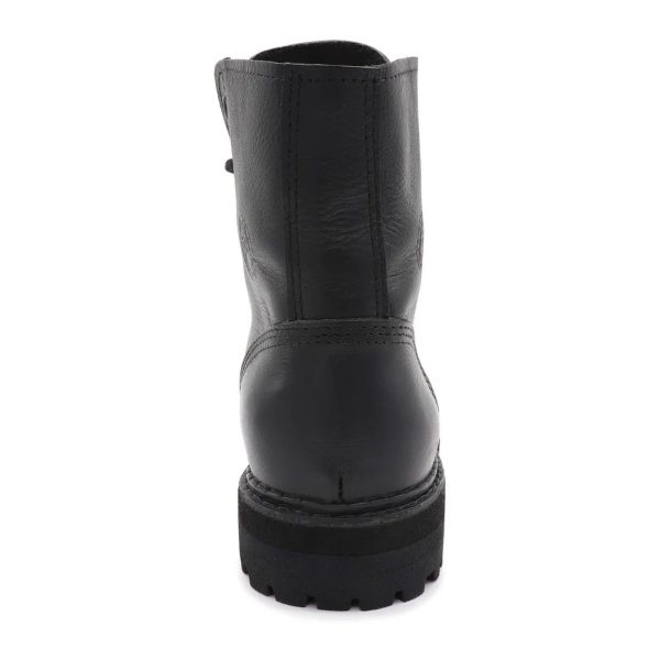 Coturno Vilela Boots Cano Baixo Fogo Vermelho - Preto