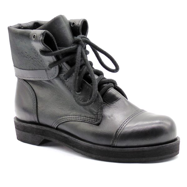 Coturno Vilela Boots Cano Virado - Preto