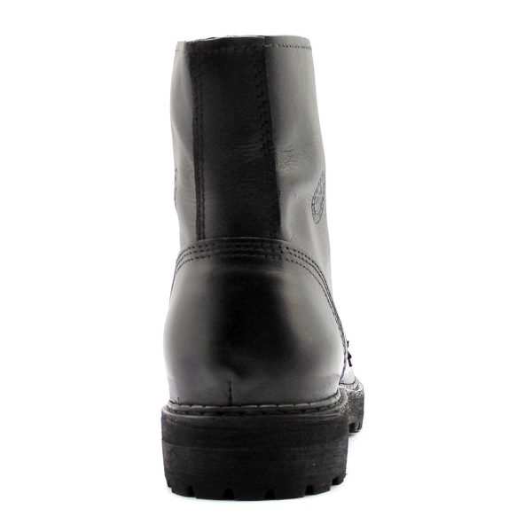 Coturno Vilela Boots Cano Baixo Fogo Preto