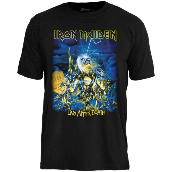 CAMISETA STAMP IRON MAIDEN LIVE AFTER DEATH TS1181