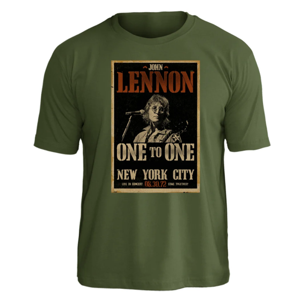 CAMISETA STAMP JOHN LENNON ONE TO ONE TS1718