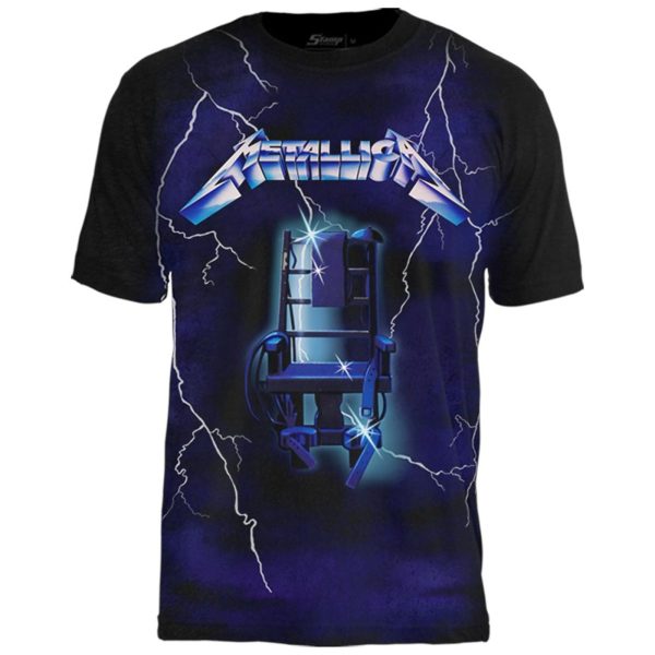 CAMISETA STAMP PREMIUM METALLICA RIDE THE LIGHTNING PRE128