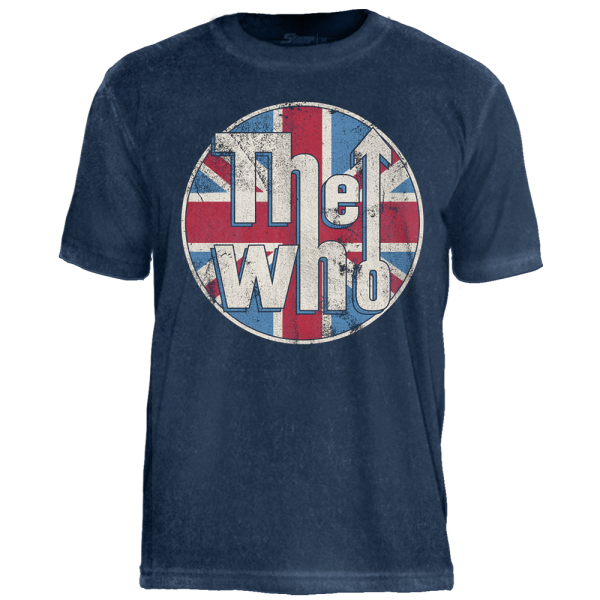 CAMISETA STAMP THE WHO DISTRESSED UNION JACK MCE242