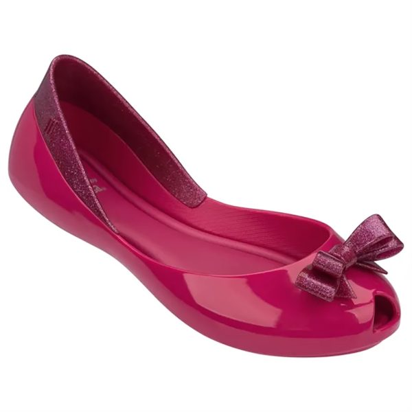 SAPATILHA MELISSA MEL QUEEN INFANTIL - ROSA BATOM 31730-01148 L20M