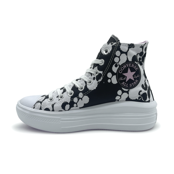 TÊNIS CONVERSE ALL STAR CHUCK TAYLOR MOVE HI - PRETO/BRANCO CT23630001 L435 - Image 2