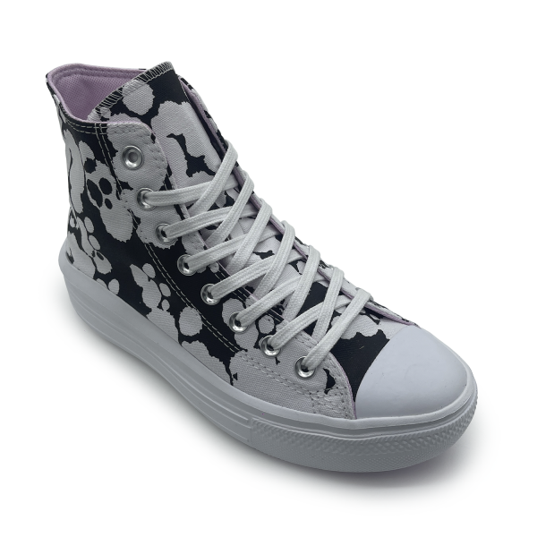 TÊNIS CONVERSE ALL STAR CHUCK TAYLOR MOVE HI - PRETO/BRANCO CT23630001 L435 - Image 5