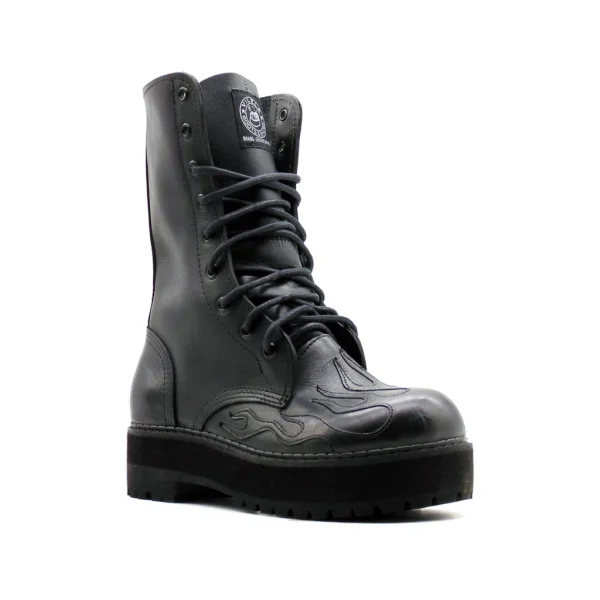 COTURNO CANO MÉDIO VILELA BOOTS FOGO - PRETO REF065 L8