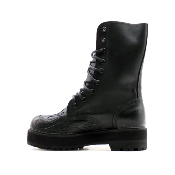 COTURNO CANO MÉDIO VILELA BOOTS FOGO - PRETO REF065 L8 - Image 2