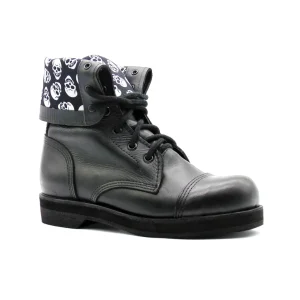 Coturno Cano Virado Vilela Boots - Preto