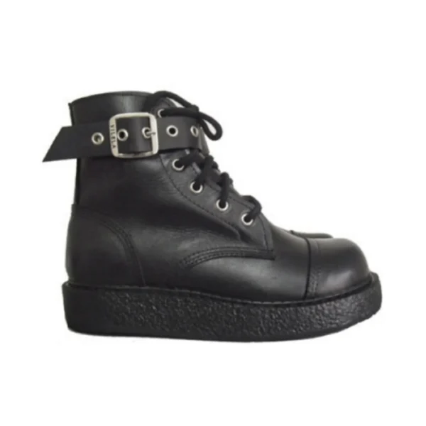 BOTA CREEPER VILELA BOOTS COM 1 FIVELA E ZÍPER - PRETO REF139 L32 - Image 2