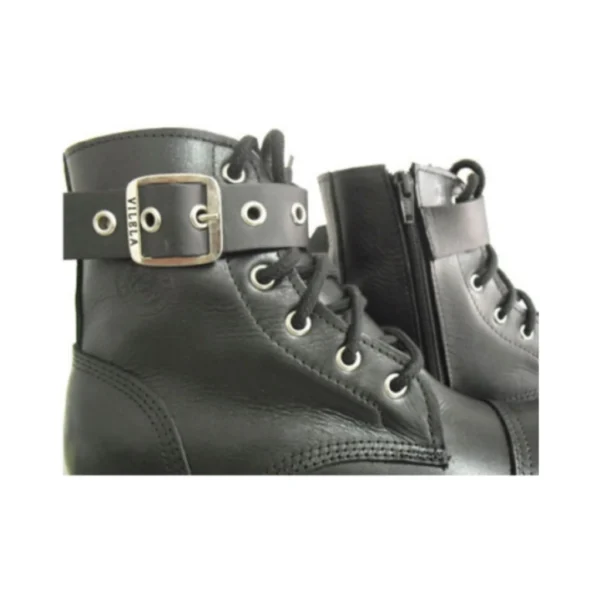 BOTA CREEPER VILELA BOOTS COM 1 FIVELA E ZÍPER - PRETO REF139 L32 - Image 4