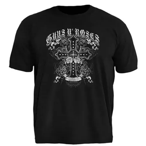 CAMISETA STAMP PLUS SIZE GUNS N' ROSES CROSS PSM1506