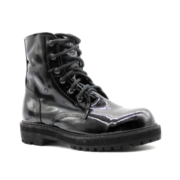 COTURNO VILELA BOOTS CANO BAIXO ENVERNIZADO - PRETO REF167 L3E