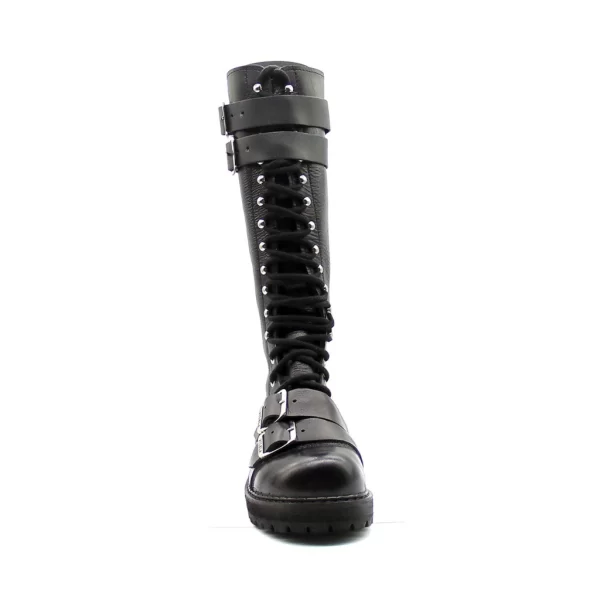 COTURNO VILELA BOOTS CANO ALTO 4 FIVELAS - PRETO REF155 L14 - Image 3